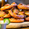 fresh soft pretzels with cheddar jalapeño dippers
