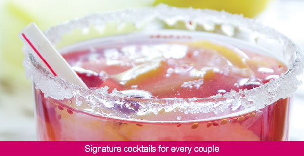 Signature cocktails for every couple