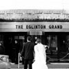 Wedding couple at old Toronto movie theatre