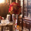 Reception held in a vintage library