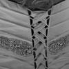 Sequin detail on the back up of a dress