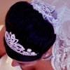 White tiara