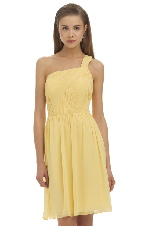 yellow and grey prom