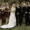 Bridal party and family