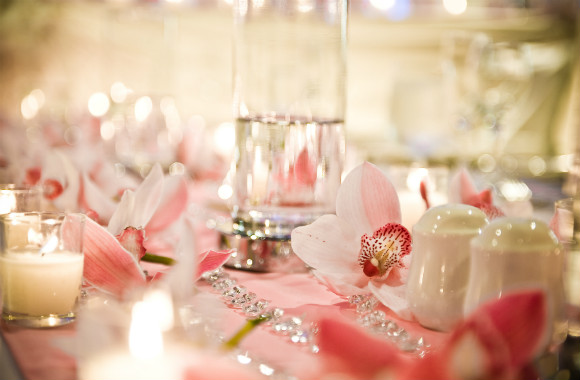 Cherry blossom petal, pink and jeweled accents Cherry blossom petal, pink and jeweled accents