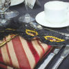Masquerade-themed place setting
