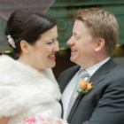 A Hot Pink and Bright Orange Fall Wedding in Toronto, Ontario