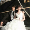 Marianna Tsenhlevych and Tenny Tsang in front of the Kajama
